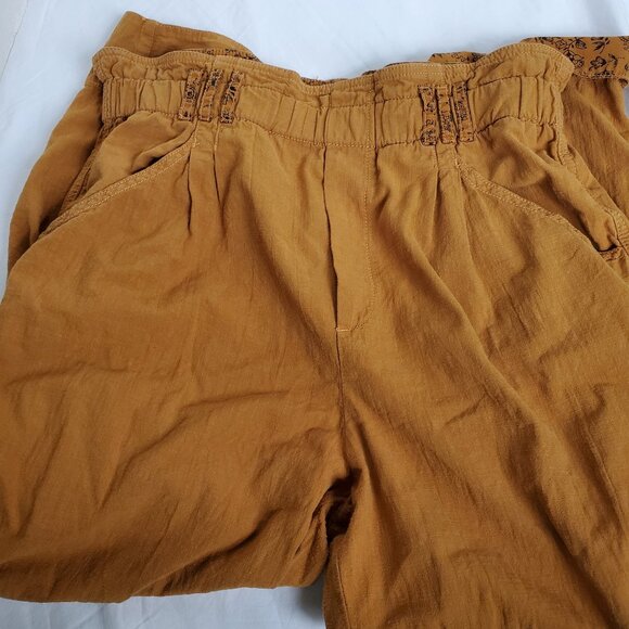 Anthropologie sz S cotton casual pants-high waist - Picture 2 of 5